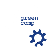 white green comp logo